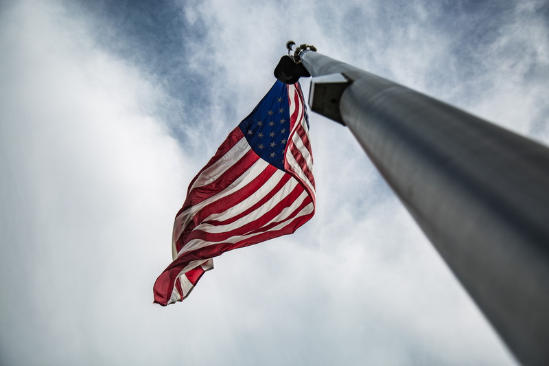 u, day, cloud - sky, no People, pole, flagging, american Culture, pride, stars and stripes, american Flag, independence, blue, photography, freedom, uSA