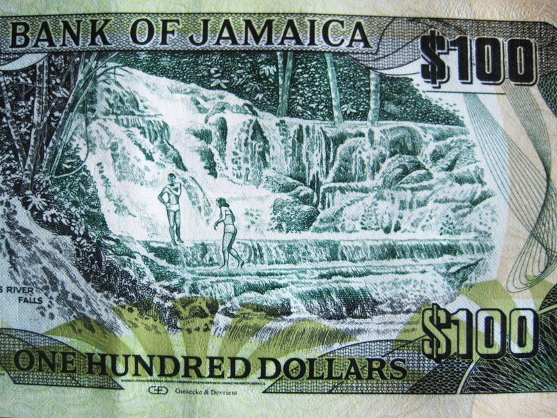 finance, water, backgrounds, jamaica, Hundred, no people, security, architecture, one, paper money, one hundred jamaican dollar, corporate business, western script
