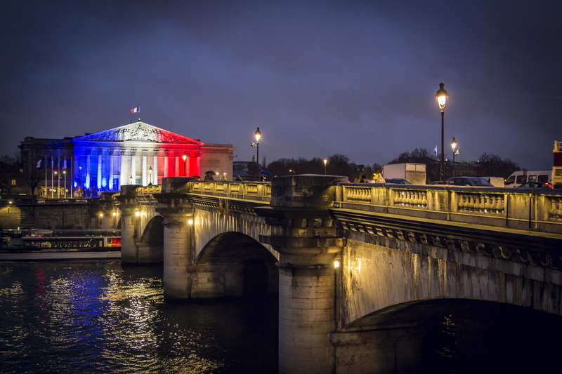 travel destinations, illuminated, transportation, river, water, government, bridge, dusk, 5K, built structure, near, famous, night, arch bridge, europe