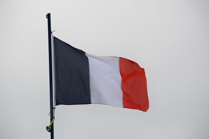 flag, no people, environment, country, Nation, outdoors, pole, nature, emotion, textile, pride, white color, copy space, low angle view, sky, french republic