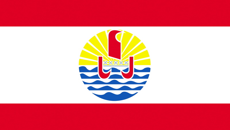 flag, French Polynesia, red, fon, 4K