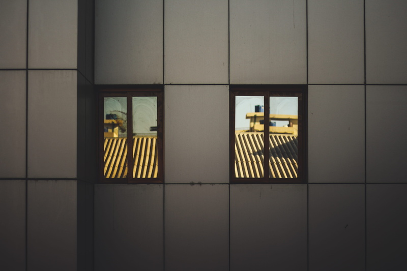 frames, roofs, sudan, geometric shape, day, geometry, rooftop, nature, window, city, building, pattern, reflection, no people, facade, wall - building feature