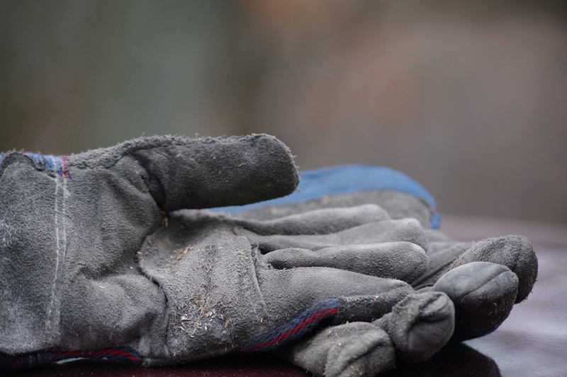 relaxation, equipment, warm clothing, construction, black, blanket, cozy, textile, labor, focus on foreground, selective focus, builder, resting, 4K, no people