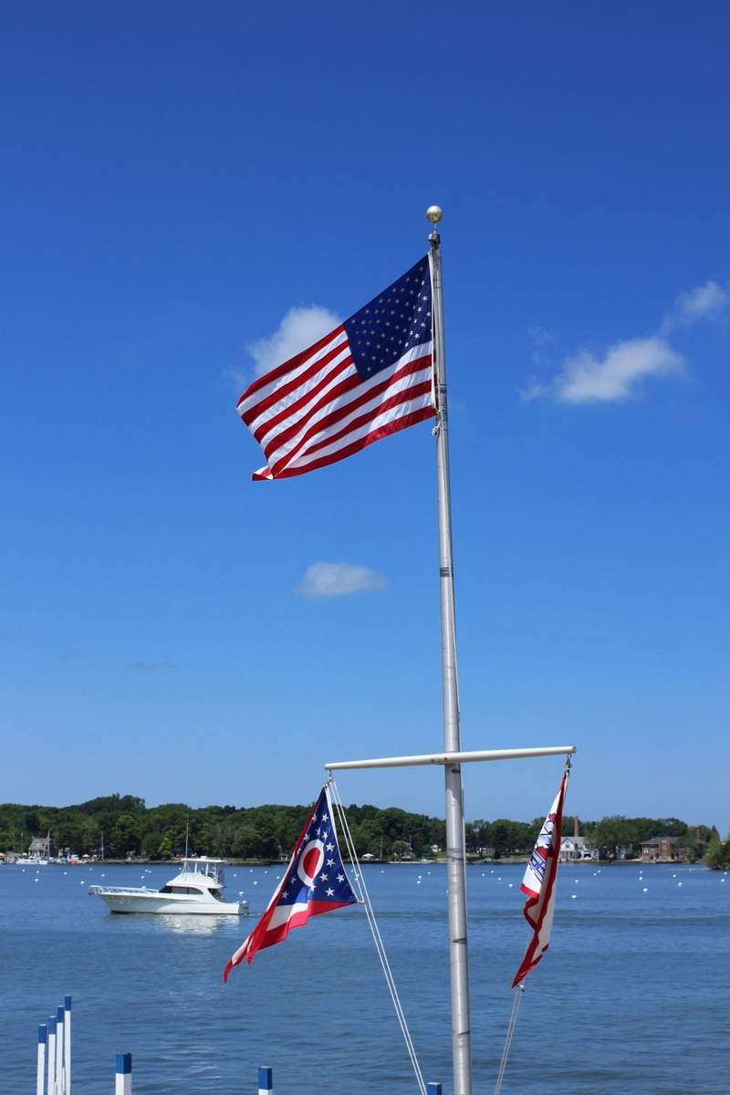us, patriotic, national, patriotism, water, red, american, waving, nautical vessel, harbor, outdoors, uSA, port flags, pole, america, stars stripes, flag