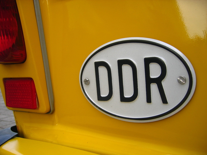 information, divided germany, oldtimer, old, message, Divided, trabi, no people, yellow, 2K, text, taxi, satellite, german democratic republic, vehicle