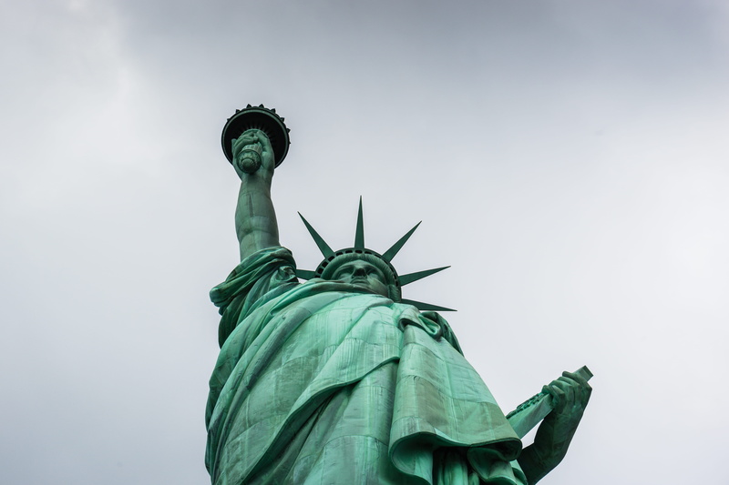 monument, nyc, female likeness, travel, art, tourism, 5K, light, sky, flame, flaming torch, statue, human representation, representation, lady liberty