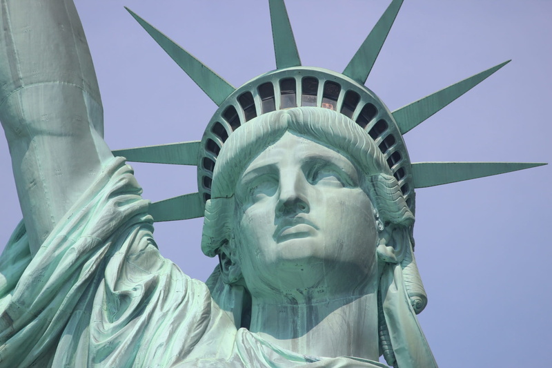 lady, sculpture, 1080P, female likeness, independence, dom, america, representation, usa, low angle view, art and craft, human representation, manhattan