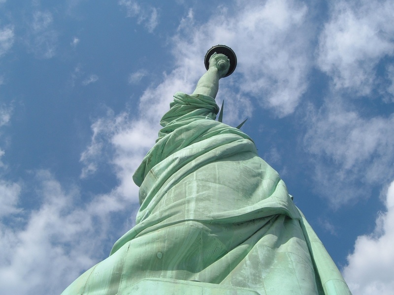 1080P, day, art and craft, statue, outdoors, blue, tall - high, no people, tourism, ny, lady, representation, nature, travel, human representation, freedom