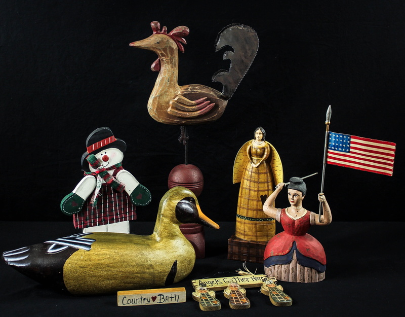 decoration, rooster, human representation, male likeness, creativity, flag, indoors, vignette, lady liberty, duck, sculpture, no people, tchotchkes, art and craft