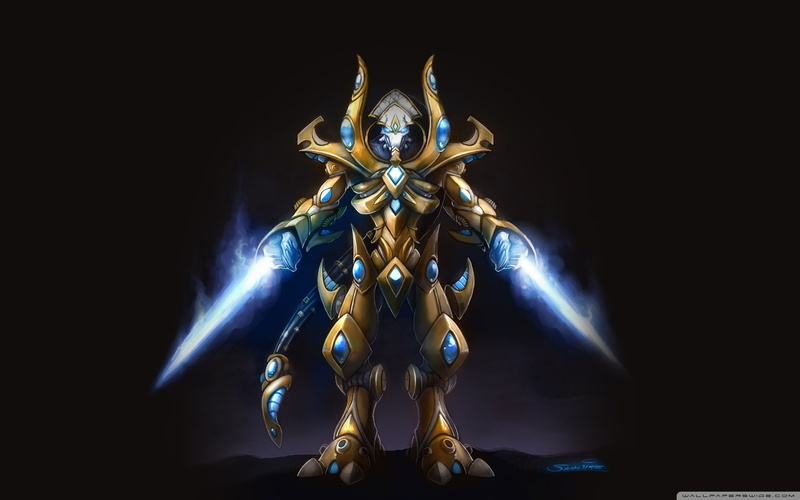 fantasy, protoss, zealot, video game, games, art, 2K, video, HD, Action, Adventure, starcraft