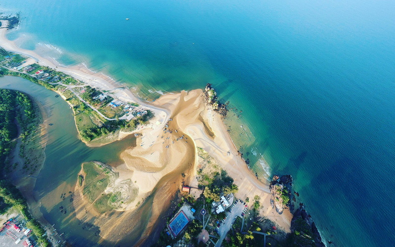 sea, aerial view, water, top, view, outdoors, tranquil scene, wallpap, nature, beautiful, tree, beach, high, scenics - nature, beauty in nature, turquoise colored