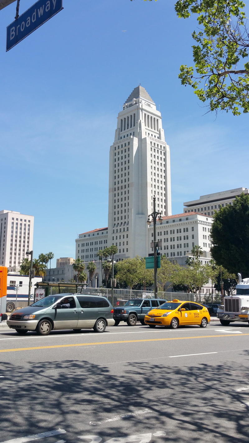 sky, car, california, architecture, motor vehicle, government, 5K, city, land vehicle, landmark, skyscraper, city life, downtown, building, tower, city street