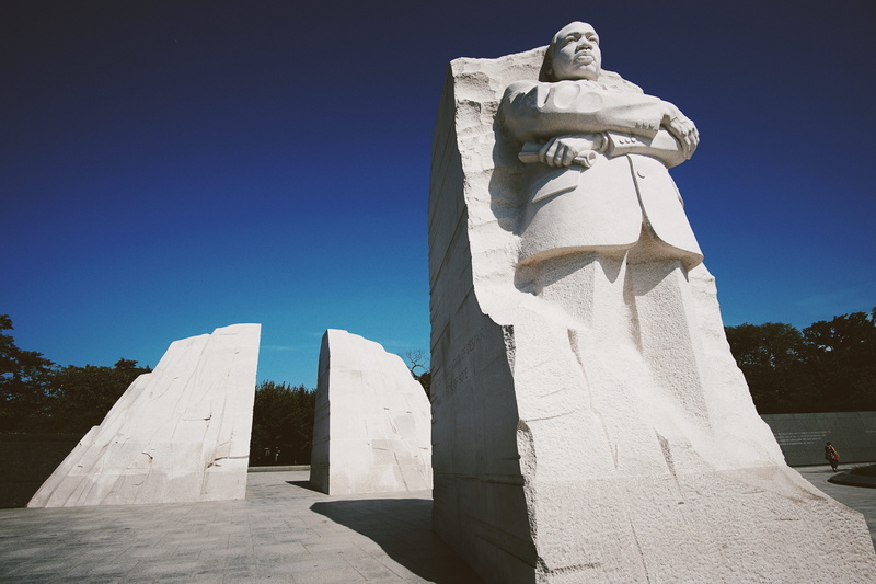 blue, flare, crypt, travel destinations, representation, low angle view, concrete, spirituality, man, male likeness, outdoors, green, sculpture, united states of america