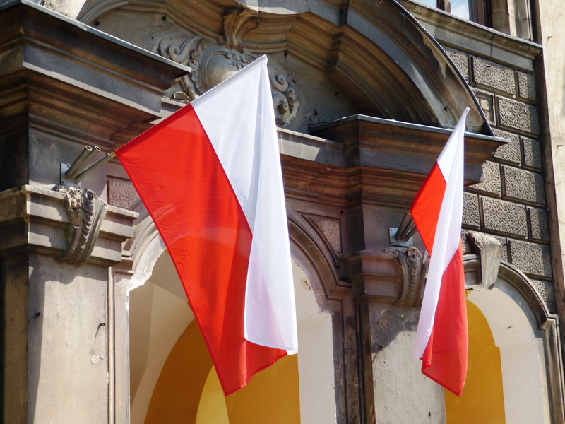 building, day, national icon, wood - material, flag, architecture, white, red, close-up, poland, flag of poland, 4K, nature, pride, building exterior
