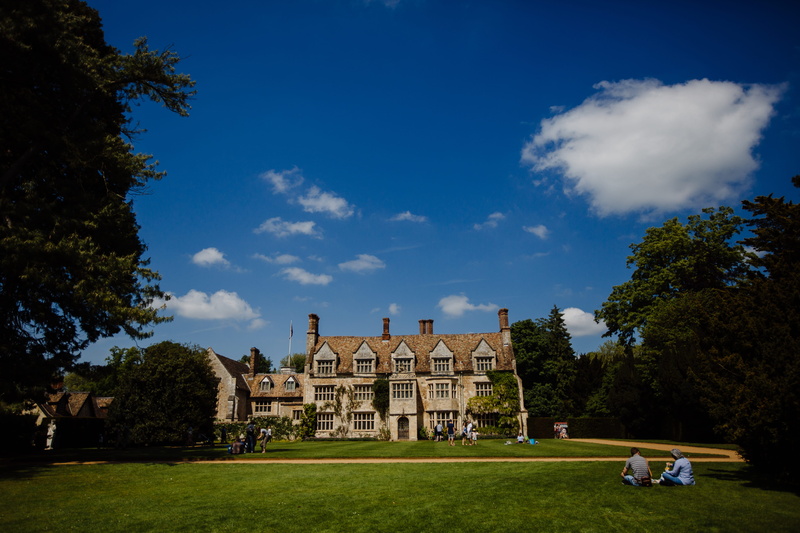 architecture, lawn, green garden, 5K, house, garden, brown, nature, conifer, built structure, facade, villa, the past, nationa trust, anglesey abbey, history