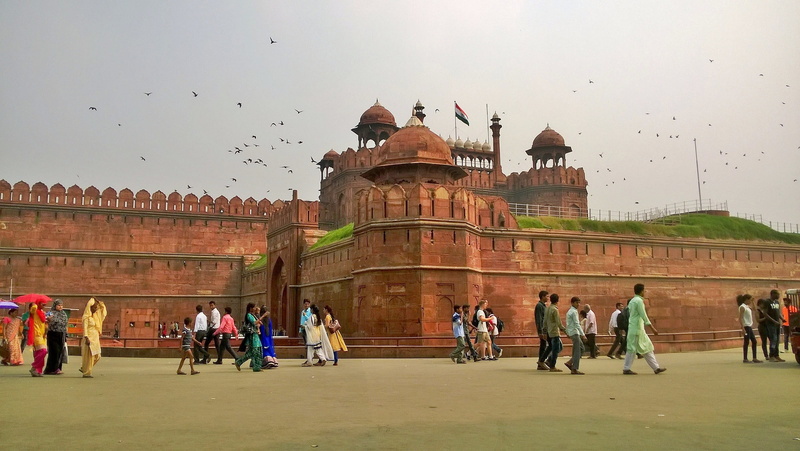 delhi, large group of people, travel, the past, 2K, sky, crowd, group of people, religion, leisure activity, real people, built structure, architecture