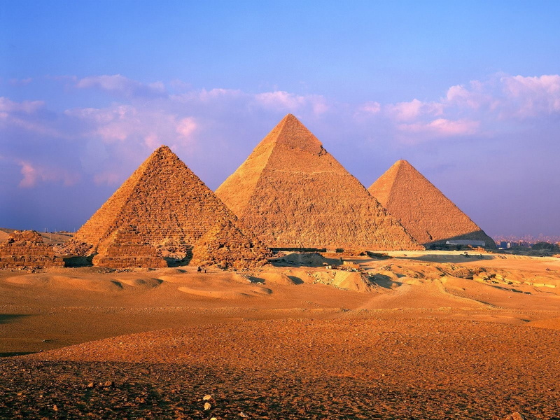 great, egypt, giza, pyramids, 720P, pyramid