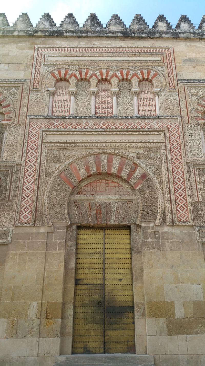 wall, moorish, the past, 5K, fresco, arch, travel destinations, pattern, córdoba, ornate, mosque, architecture, design, c, building exterior, entrance