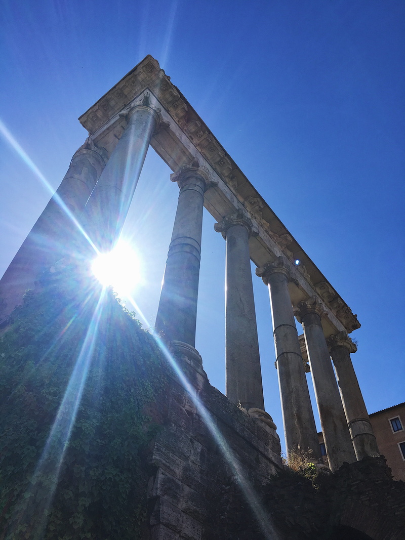 italy, nature, low angle view, antiquity, ruin, day, streaming, 4K, lens flare, travel destinations, clear sky, no people, old, famous, blue, novel, heritage