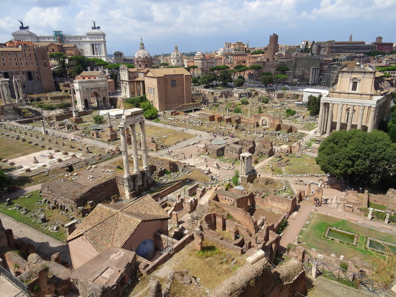 village, tourism, building, rome, heritage, italy, town, nature, sky, famous Place, daytime, high angle view, day, incidental people, history, ancient