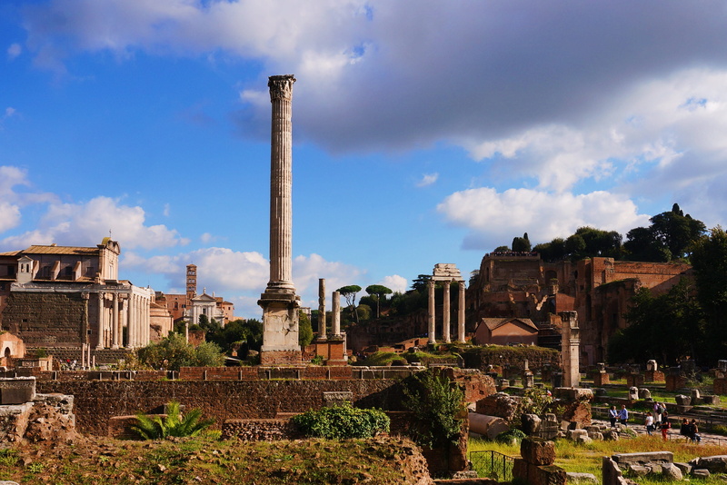 nature, rome, the past, italy, tourism, building exterior, day, sky, city, ancient, ancient civilization, ruined, building, built structure, tree, history
