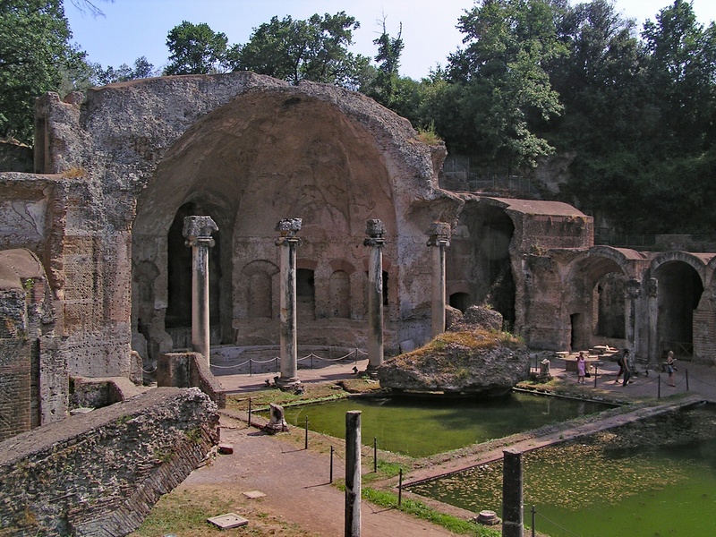 old ruin, no people, arch, tourism, belief, religion, architecture, villa adriana, day, architectural column, plant, italy, outdoors, the past, ruin, old