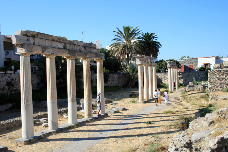 archaeology, Kos, clear sky, public domain, photos, tourism, famous Place, ancient Civilization, greece, travel Locations, plant, nature, tree, roman, palm tree