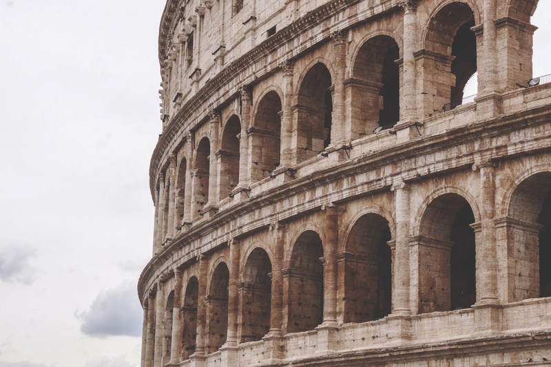 amphitheatre, ancient civilization, sky, old ruin, flavian amphitheatre, amphitheater, travel, cloud - sky, 5K, ruined, no people, the past, historical