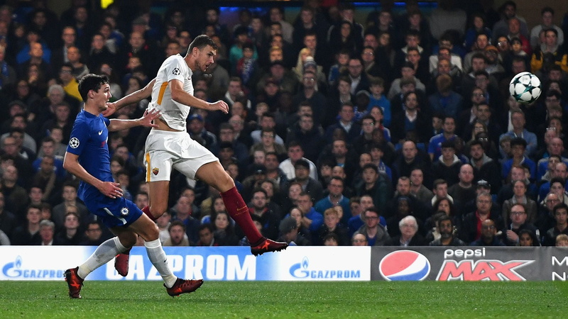 Chelsea FC, Football Player, Edin Džeko, UEFA, AS Roma, Pepsi, Football, 1080P, Dzeko, Champions League, Goal, ASR