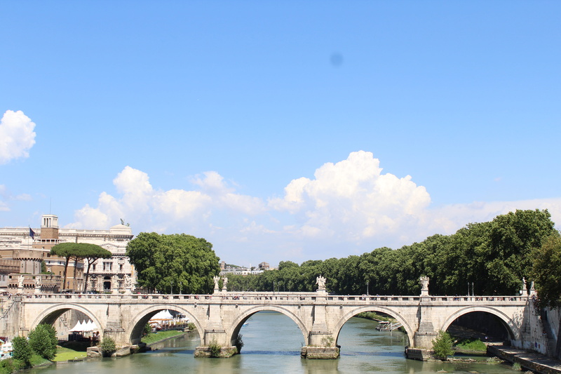 sky, waterfront, outdoors, connection, plant, bridge - man made structure, bridge, italia, transportation, arch bridge, tree, arch, no people, architecture