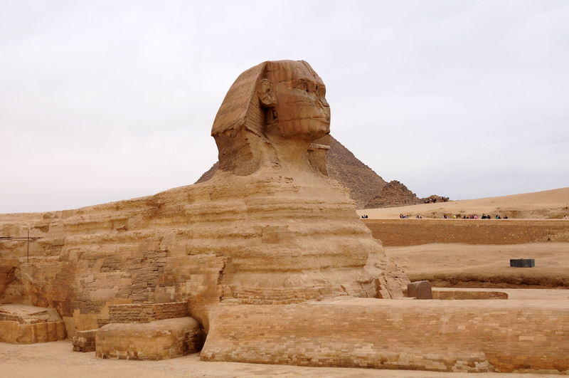 rock - Object, nature, day, cloud - sky, sphinx, travel Locations, statue, the past, architecture, landscape, semi-arid, no People, sculpture, 4K, art and craft
