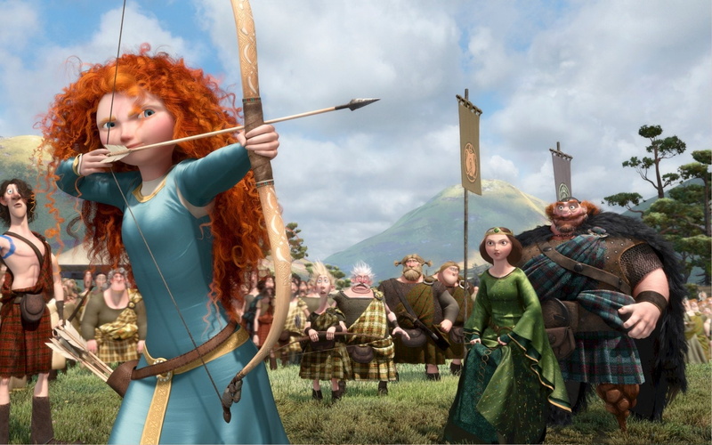 King Fergus, Brave, Queen Elinor, Merida (Brave), Movie, 1080P, Brave (Movie)