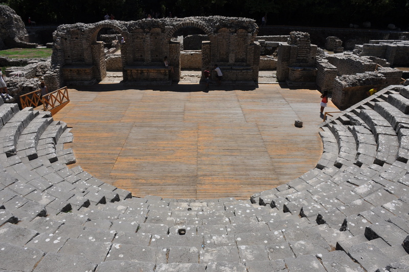 stadium, ancient, staircase, Butrint National Park, unesco, the past, temple, national, ruin, day, architecture, 4K, repetition, greek, spiritual, Albania