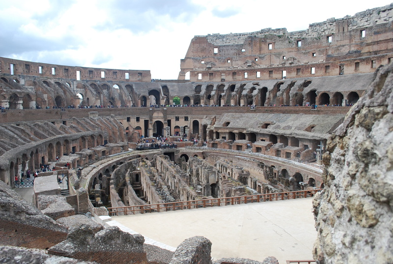 outdoors, building exterior, ancient civilization, arched, rome, arch, colosseum, theater, Italian, old ruin, historic, italy, amphitheater, coliseum, theatre