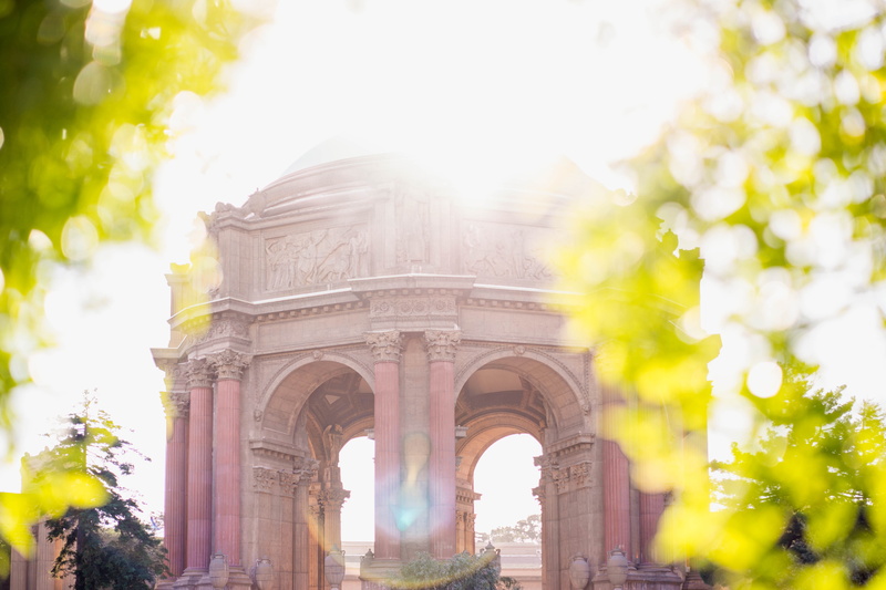 travel destinations, sunlight, palace, plant, sky, san francisco, structure, monument, the past, no people, tourism, fine arts, building, united states
