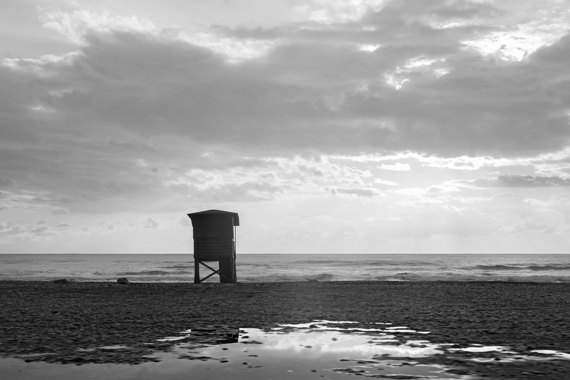 horizon, sky, wooden post, episkopi, horizon over water, beauty in nature, scenics - nature, kurium, day, nikon, cyprus, tranquility, tranquil scene, land