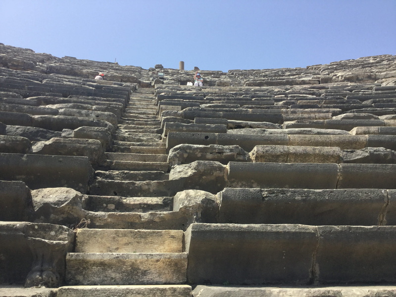 Ancient, Architecture, incidental people, roman, history, 2K, built structure, travel, turkey, travel destinations, steps and staircases, low angle view