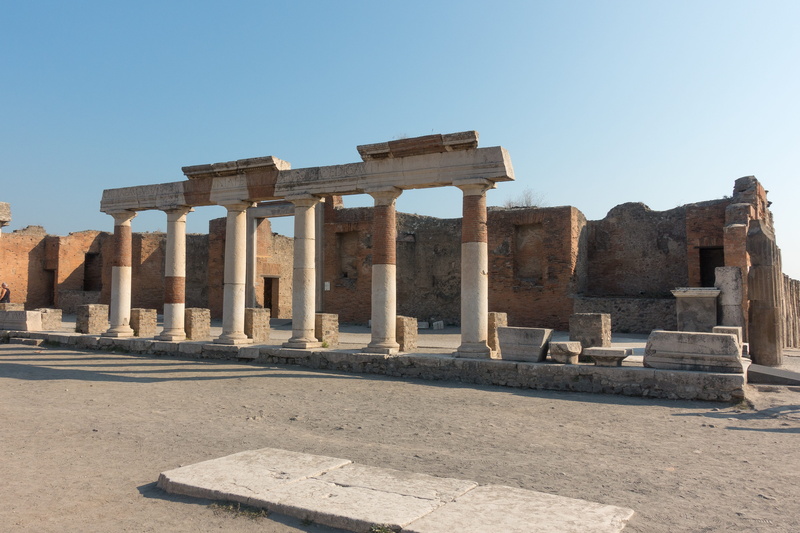 square, history, built structure, italy, old, day, 4K, stone, ruined, architectural column, building, travel destinations, ancient civilization, unesco