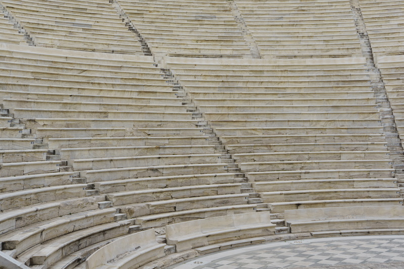 staircase, full frame, wood - material, wall - building feature, architecture, absence, pattern, performance, built structure, ancient, greece, culture