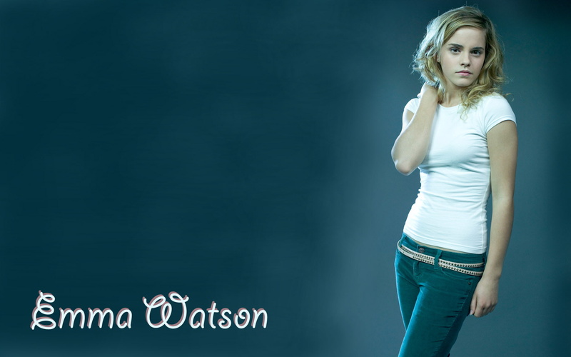 celebrities, wide, blue, hd, emma, jeans, 1080P, in, watson