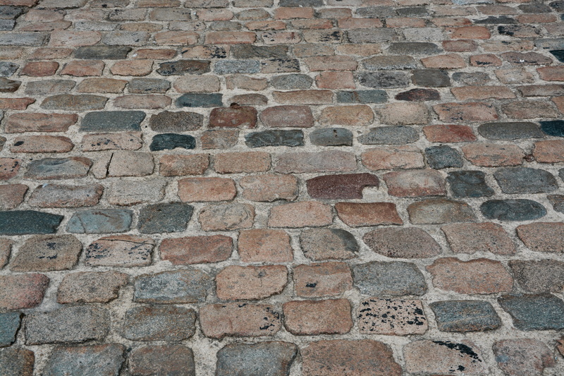 built structure, brick, brick wall, old, day, beige, architecture, red grey, road pavers, wall, colors, footpath, textured, no people, wall - building feature