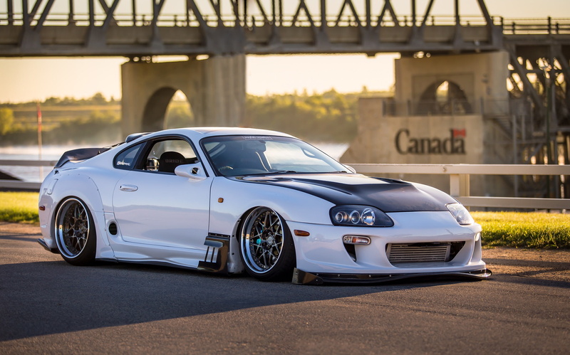 toyota, supra, white. brige, wheels, 2K, niche