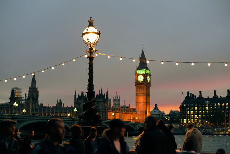 body of water, pedestrian, city, dusk, city Of Westminster, clock tower, street light, city life, london - England, elizabeth, architecture, international Landmark