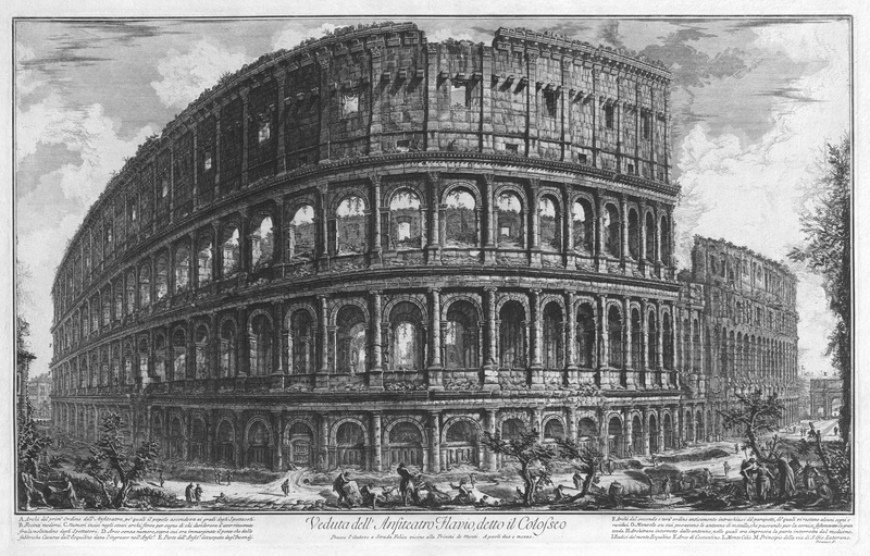 Artistic, Colosseum, Rome, 4K, Drawing