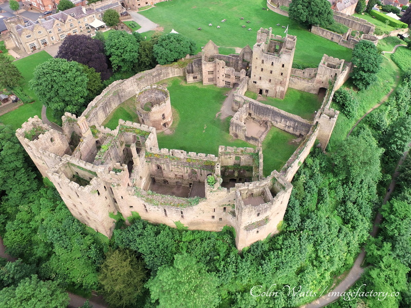 rubble, building exterior, aerial view, old ruin, ancient civilization, shropshire, high angle view, no people, ruined, arena, castle, daytime, the past