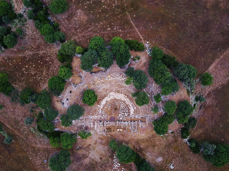 teos ancient city, tourism, no people, building, trees, city, building exterior, untitled, photo, history, shot, ruins, architecture, arch, plant, 4K