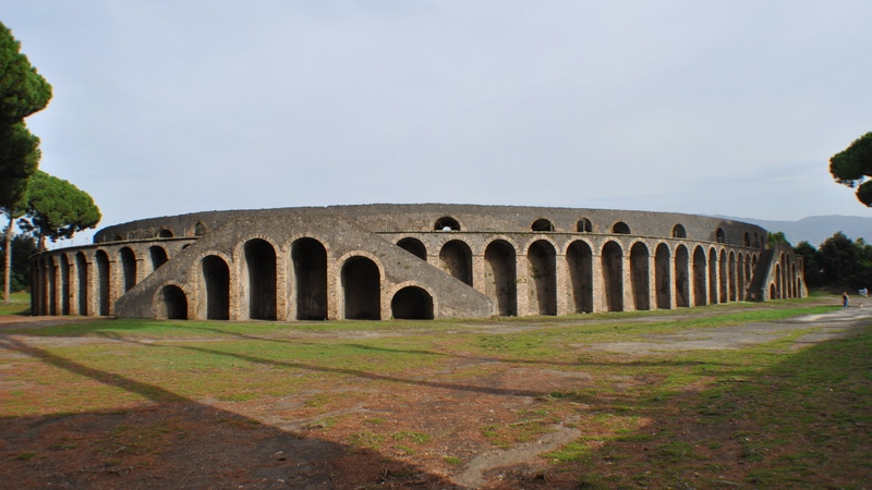 Monuments, Amphitheatre Of Pompeii, 1080P