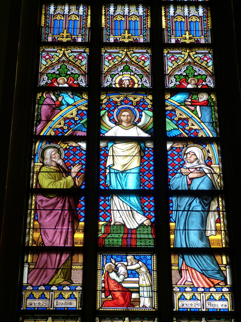 4K, no people, glass, ornate, stained glass window, window, church, stained glass, proclamation, angel, art and craft, design, multi colored, spirituality