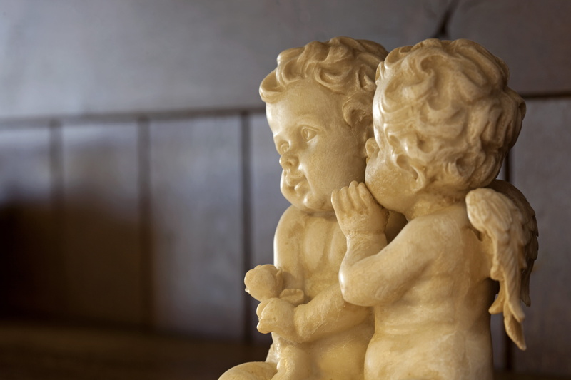 cherub, statue, creativity, ornate, whisper, solid, art and craft, marble, representation, angel, ascension of christ, 5K, the past, close-up, stone material