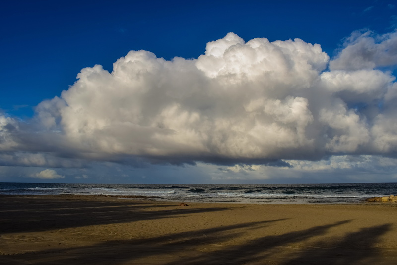 ocean, motion, horizon over water, protaras, day, no people, sky, beach, scenics - nature, horizon, ayia triada, nature, water, 5K, panoramic, clouds